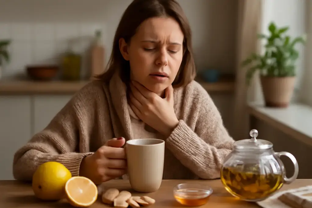 Si può davvero alleviare il mal di gola senza farmaci? Tisane e metodi pratici a confronto