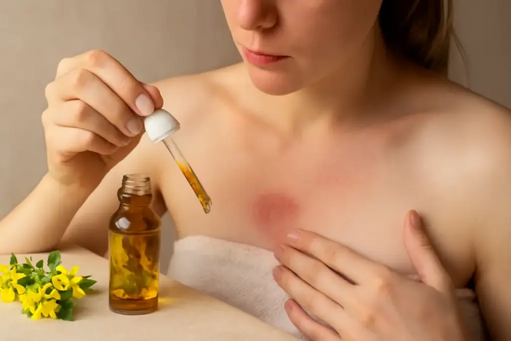 Proprietà dell’olio di iperico: cosa succede se lo applichi per lenire le irritazioni cutanee