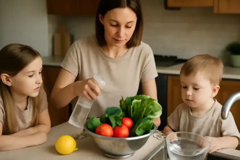 Disinfettare verdura fresca in modo naturale: i metodi sicuri che proteggono tutta la famiglia