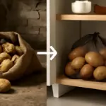 Patate in cantina o in dispensa? scegli la soluzione migliore per non farle germogliare